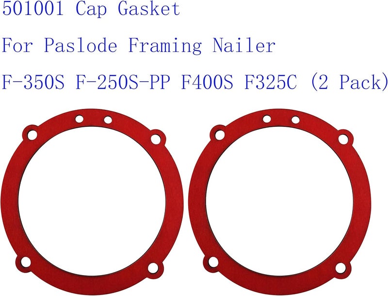 VIGORVIL 501001 Cap Gasket For Paslode Framing Nailer F-350S F-250S-PP F400S F325C (2 Pack) - Image 3